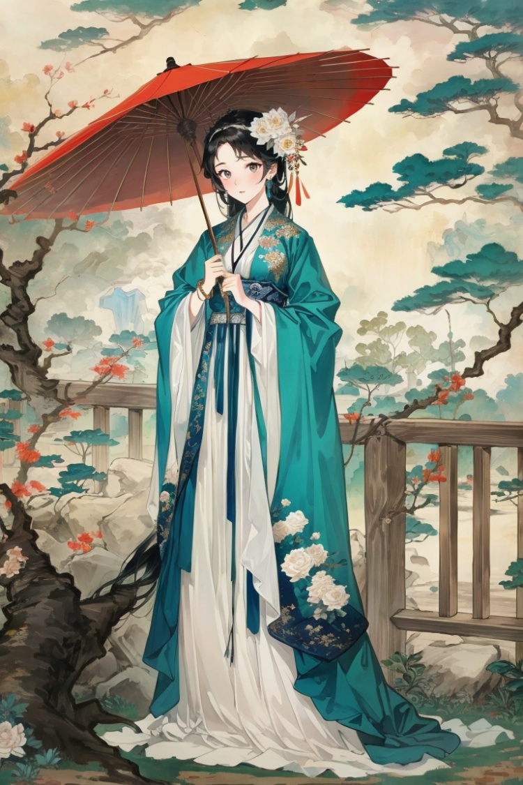 古画-美人图-BeautyMap by 师叔 on Tensor.Art