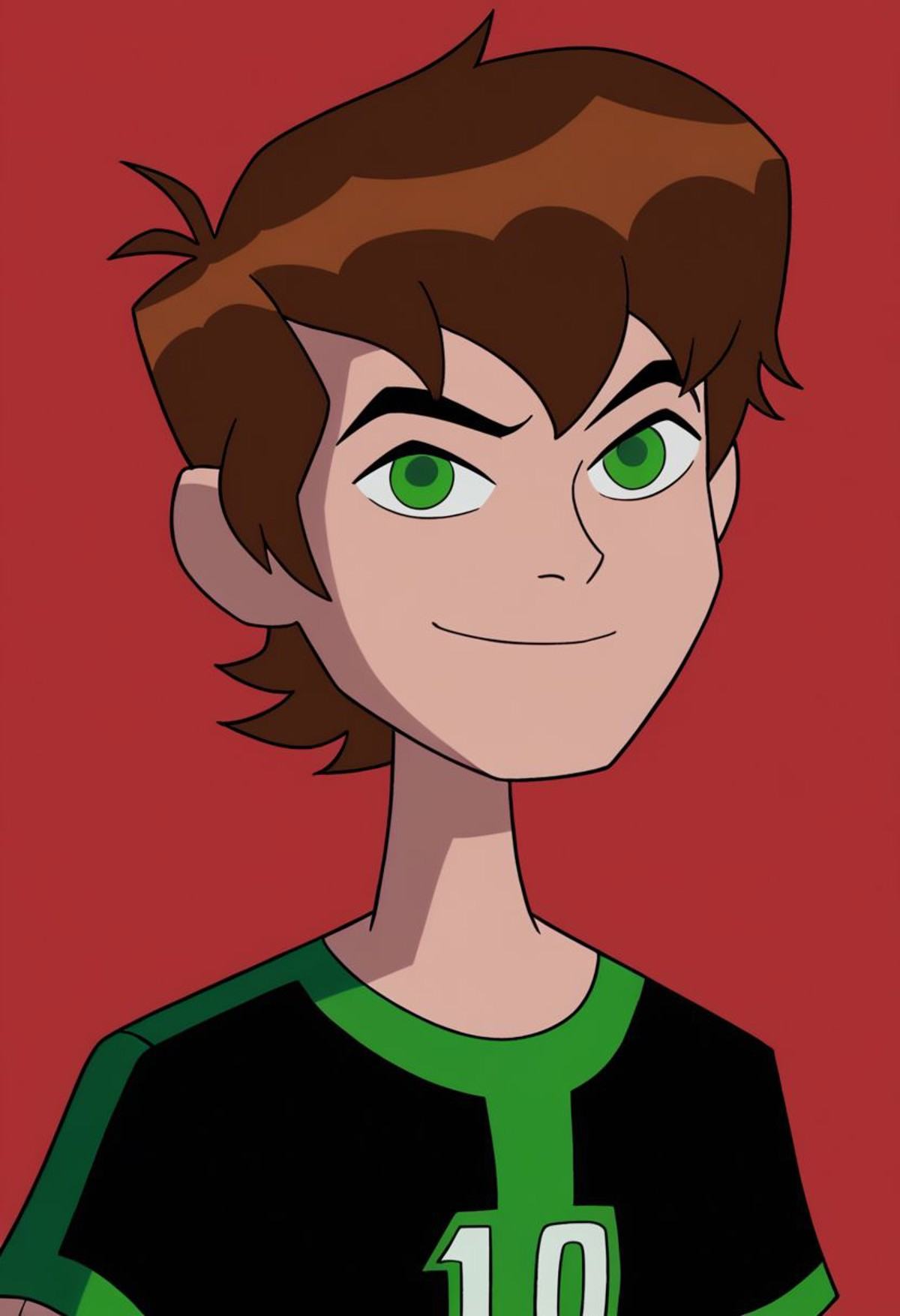 Ben tennyson 1boy,  solo,  smile on Tensor.Art
