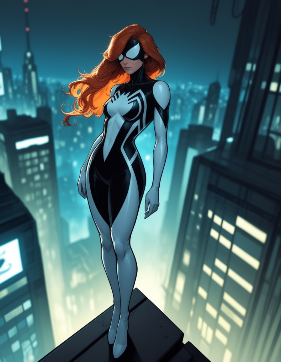 cartoon,  solo,  woman on Tensor.Art