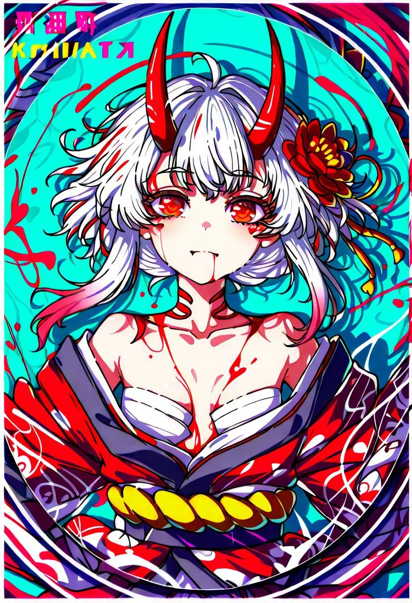 vibrant palette,  neon accents,  high-saturation on Tensor.Art