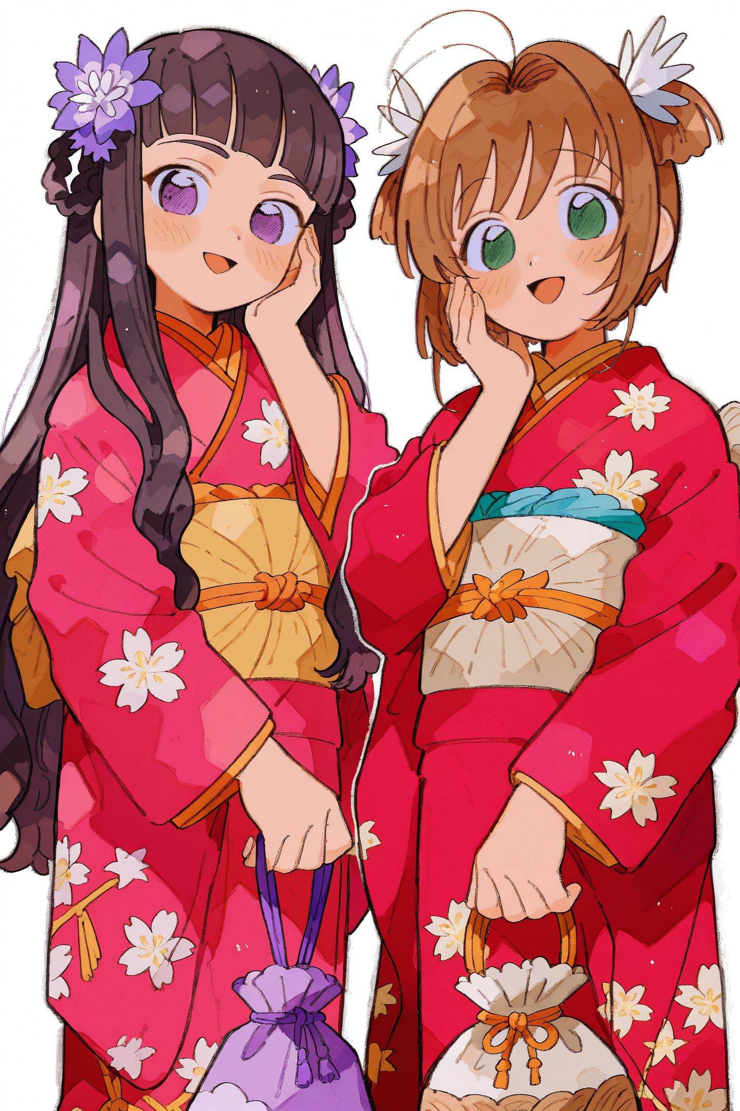 zettai22 Style,  2girls,  multiple girls on Tensor.Art