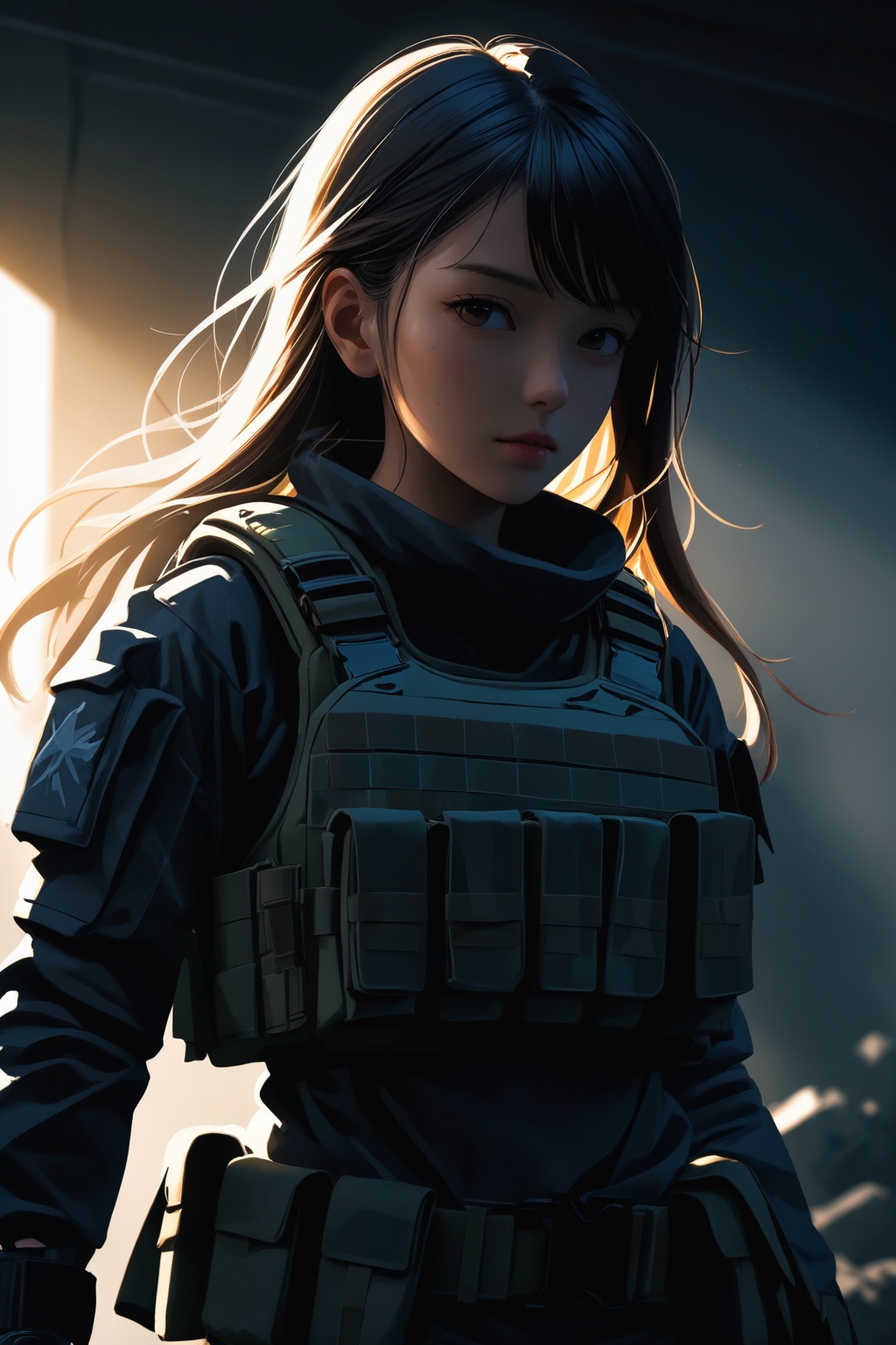 ((combat gear,  military combat gear,  military)) on Tensor.Art