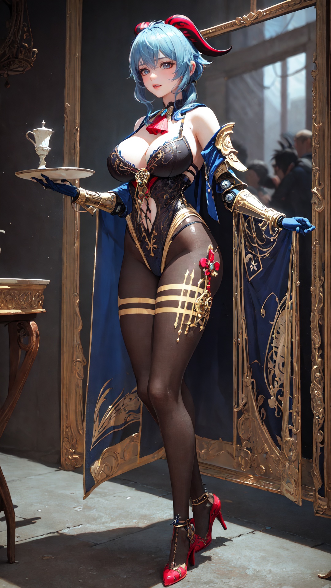 tutututu,  underwear,  blue sailor collar by 天选打工人赵图图 on Tensor.Art