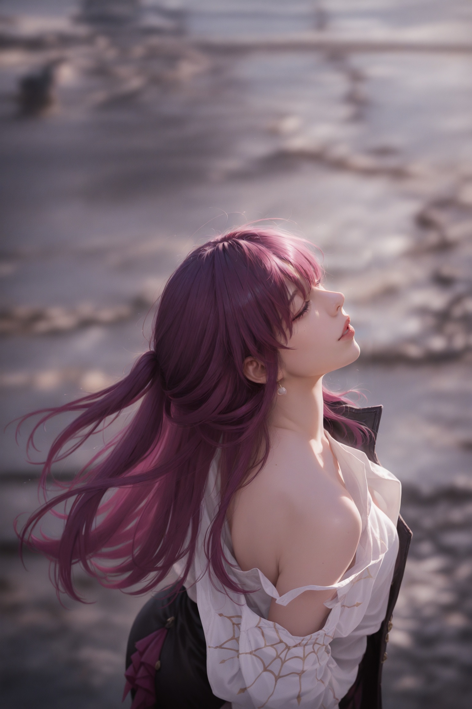 realistic photography,detailed,.,.,.,1girl,.,<lora:ME:0.8>,art,kafka \(honkai: star rail\),, very awa, masterpiece, best quality, highres, absurdres,, <lora:perfection style:0.4>,perfection,