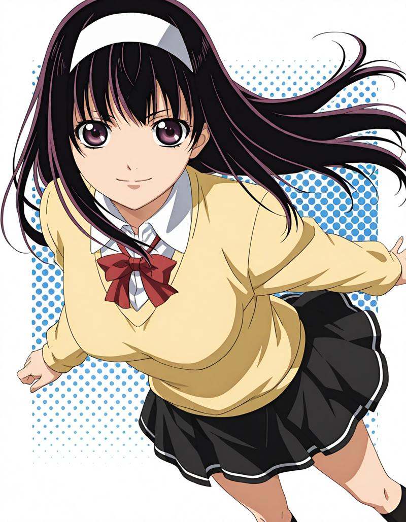 refined anime illustration,  vibrant yet balanced tones,  confident pose on Tensor.Art