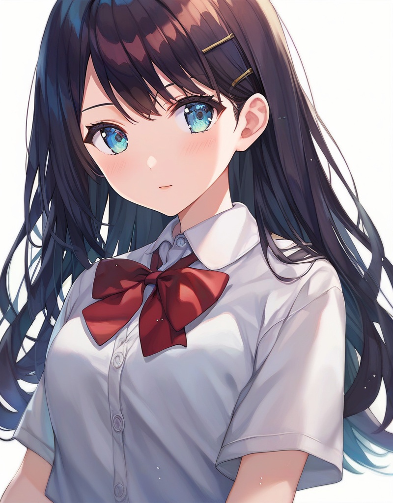 score_9,score_8_up,score_7_up,score_6_up,score_5_up,score_4_up,source_anime,source_cartoon,rating_safe,1girl,(white background:1.2),school uniform,standing,(simple background:1.2),looking at viewer, 