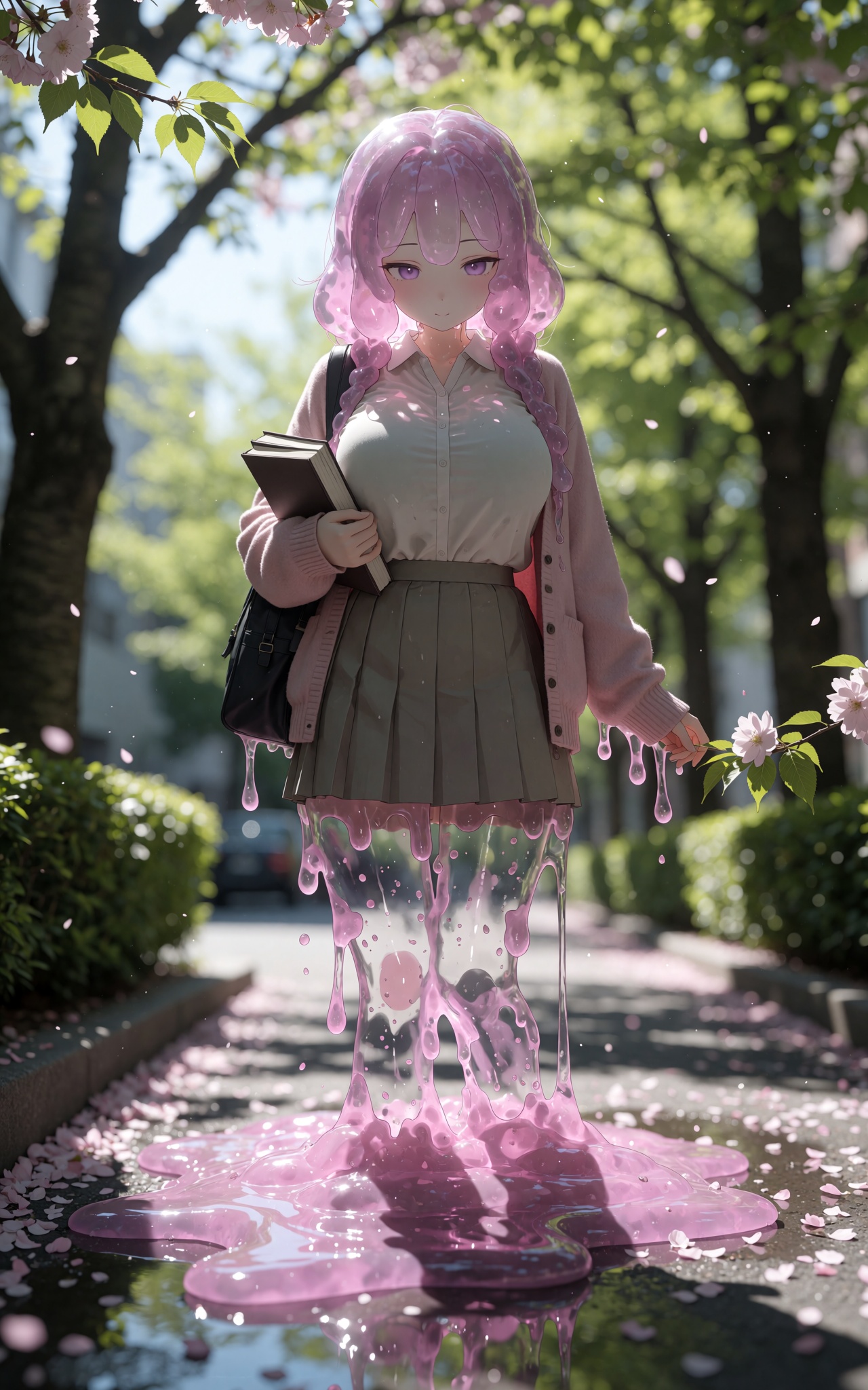 masterpiece,  very aesthetic,  slime girl on Tensor.Art