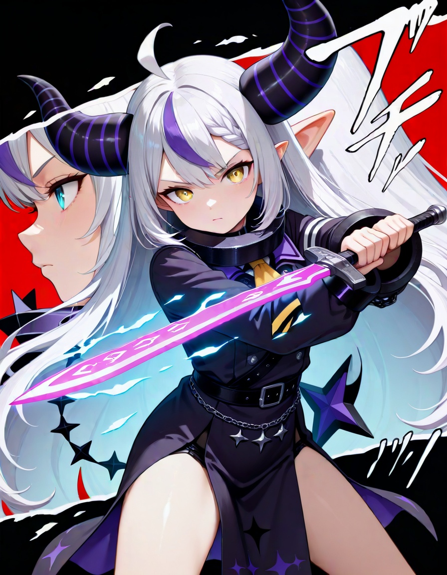 holding,  holding weapon,  holding runed sword on Tensor.Art