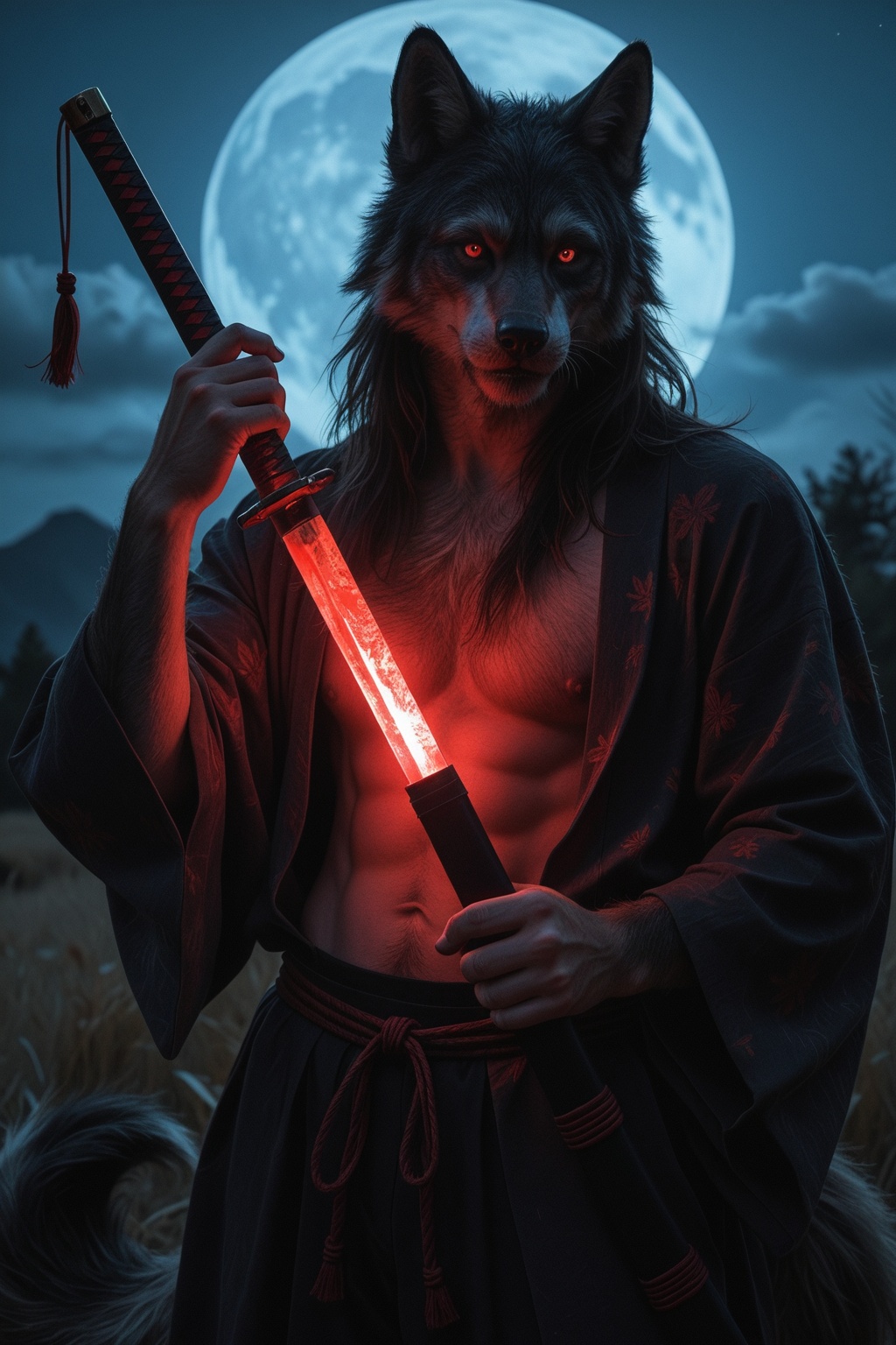 solo,  long hair,  black hair on Tensor.Art