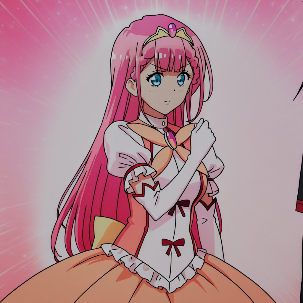 KirisuMagicalGirl,  pink hair,  1girl on Tensor.Art
