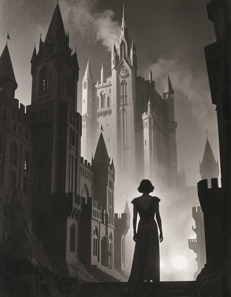 castle OhSoSilent,  metropolis,  1girl on Tensor.Art