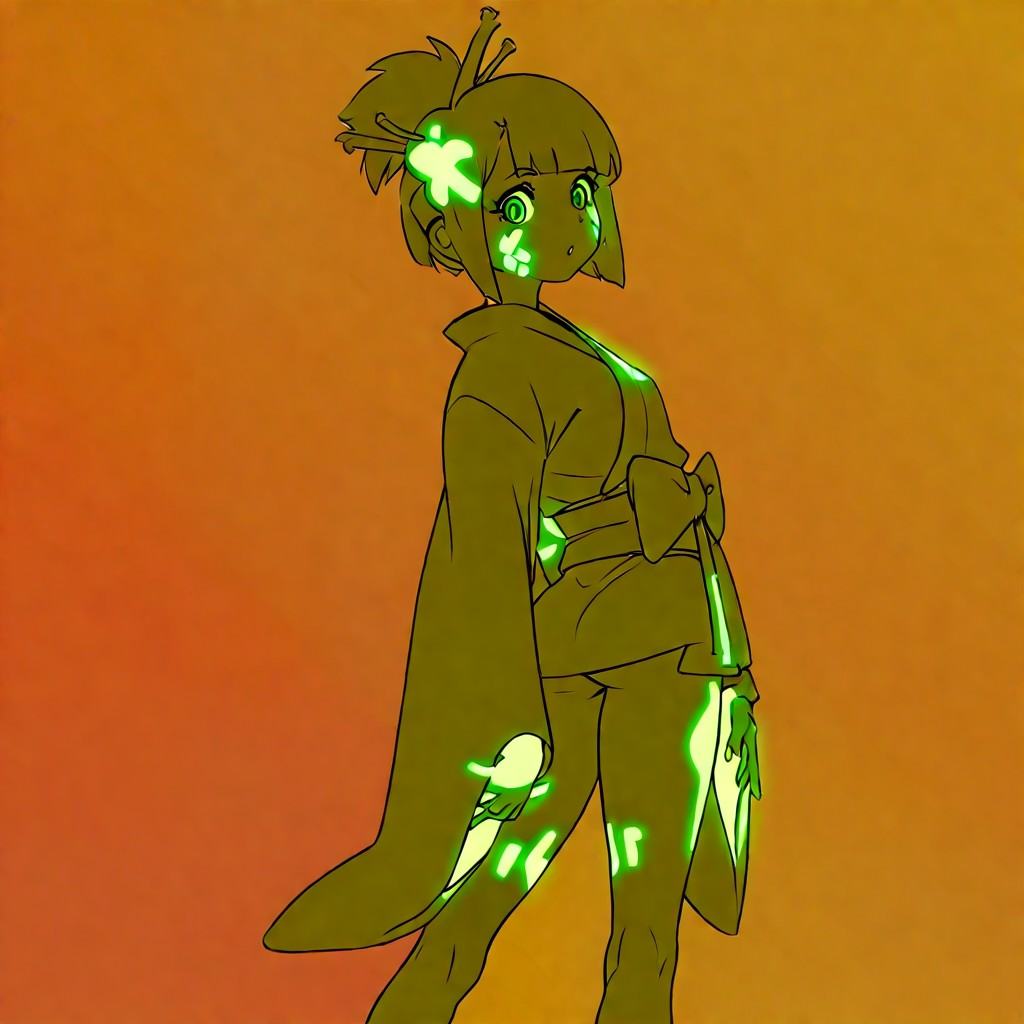 1girl,  solo,  cyberpunk woman on Tensor.Art