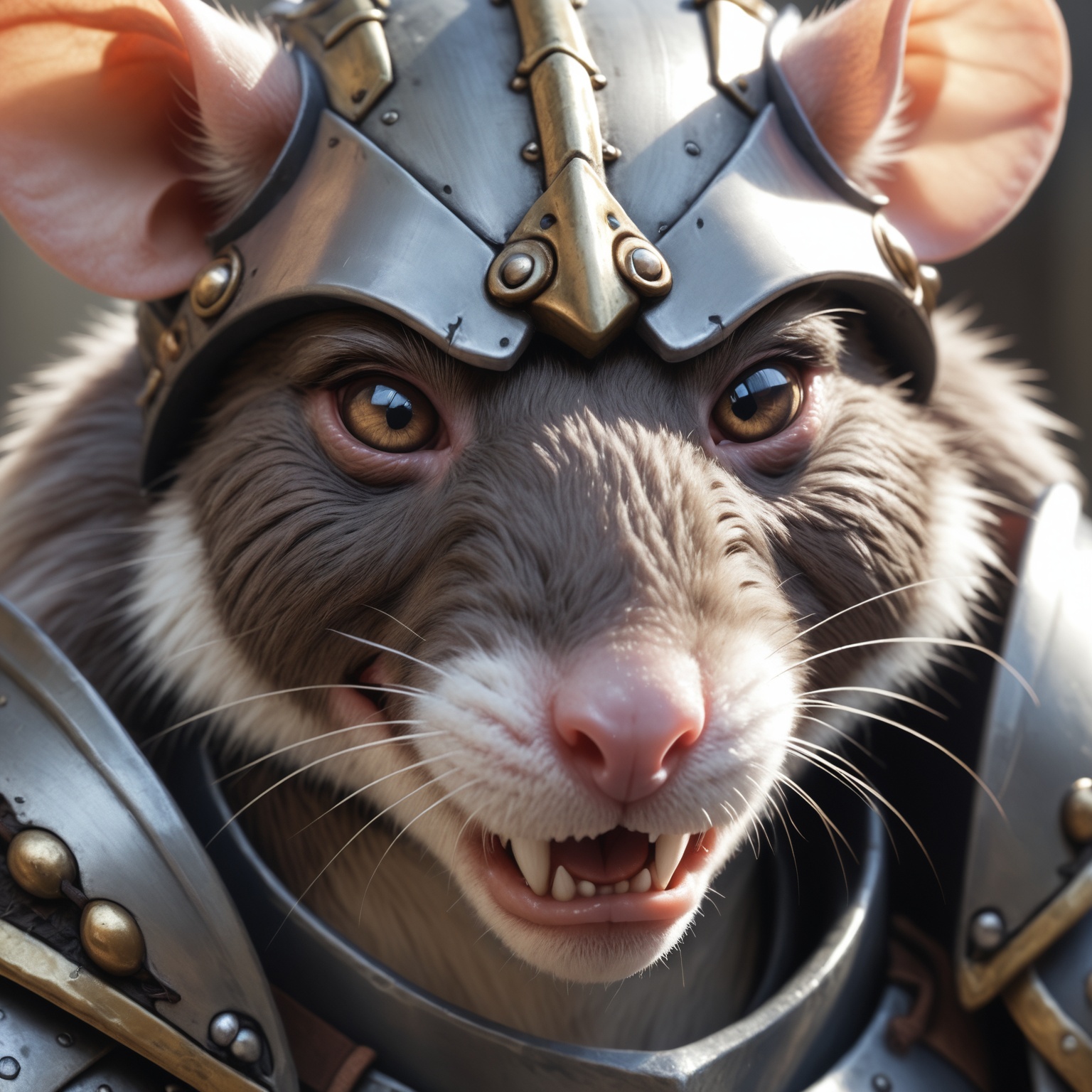 closeup,  face portrait,  anthro rat on Tensor.Art
