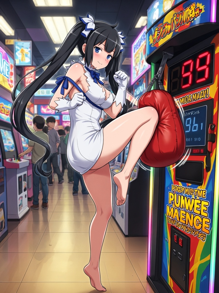 boxing machine,  speed bag,  arcade on Tensor.Art