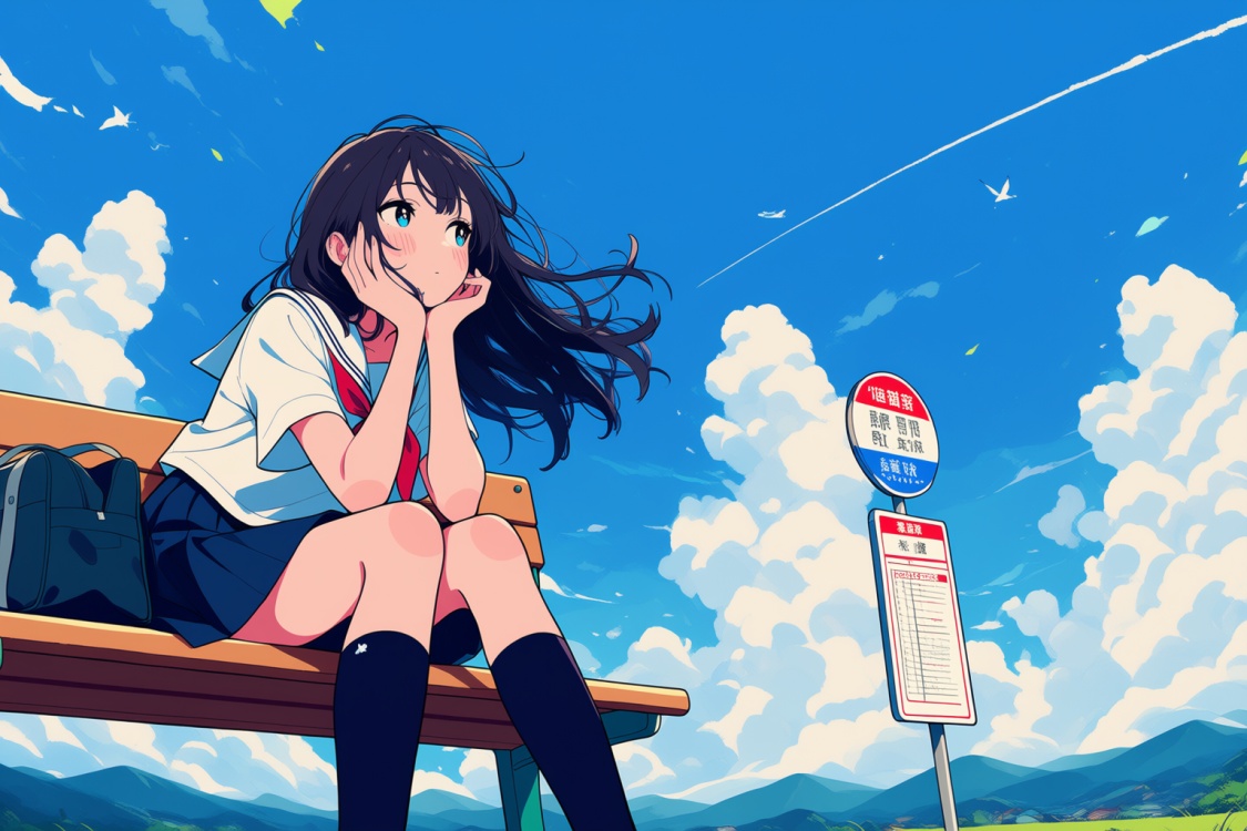 平涂风格(flat_color) by sk on Tensor.Art