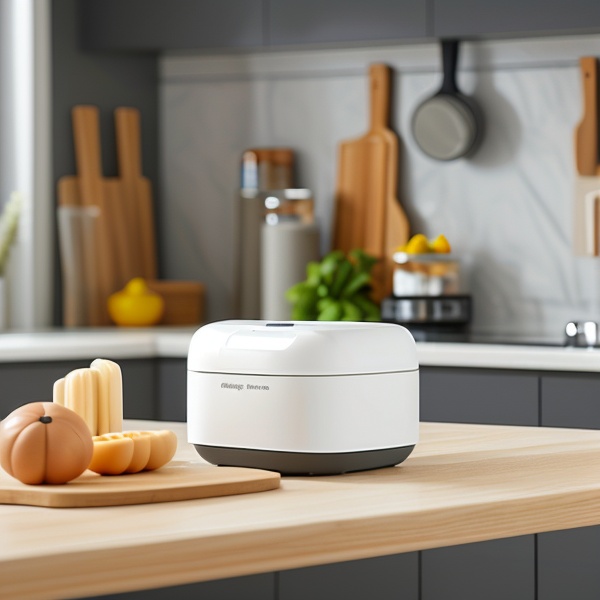<lora:mljiadianV12:0.8>,a machine placed on the kitchen tabletop,