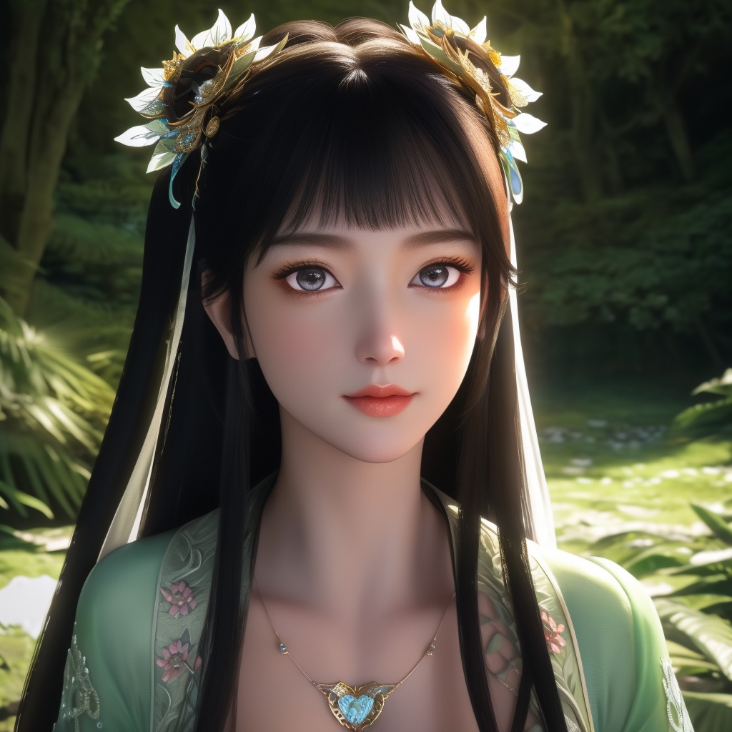 <lora:765-DA-金吾卫-刘小芷:0.8>, (,1girl, ,best quality, ),looking at viewer,  ,ultra detailed background,ultra detailed background,ultra realistic 8k cg,(masterpiece:1.2),(best quality:1.2),(ultra detailed:1.2),(official art:1.3),(beauty and aesthetics:0.8),detailed,(intricate:0.8),(highly detailed),(solo),delicate countenance,1girl,fancy,(glassy texture:1.2),(crush:1.2),8k,accessory,tattoo,(transparent:1.1),gown,energy encirclement,instant,in the twinkling of an eye,upper body,woman in a mythical forest, masterpiece, perfect face, intricate details, horror theme, raw photo, photo unp(cleavage),, ,