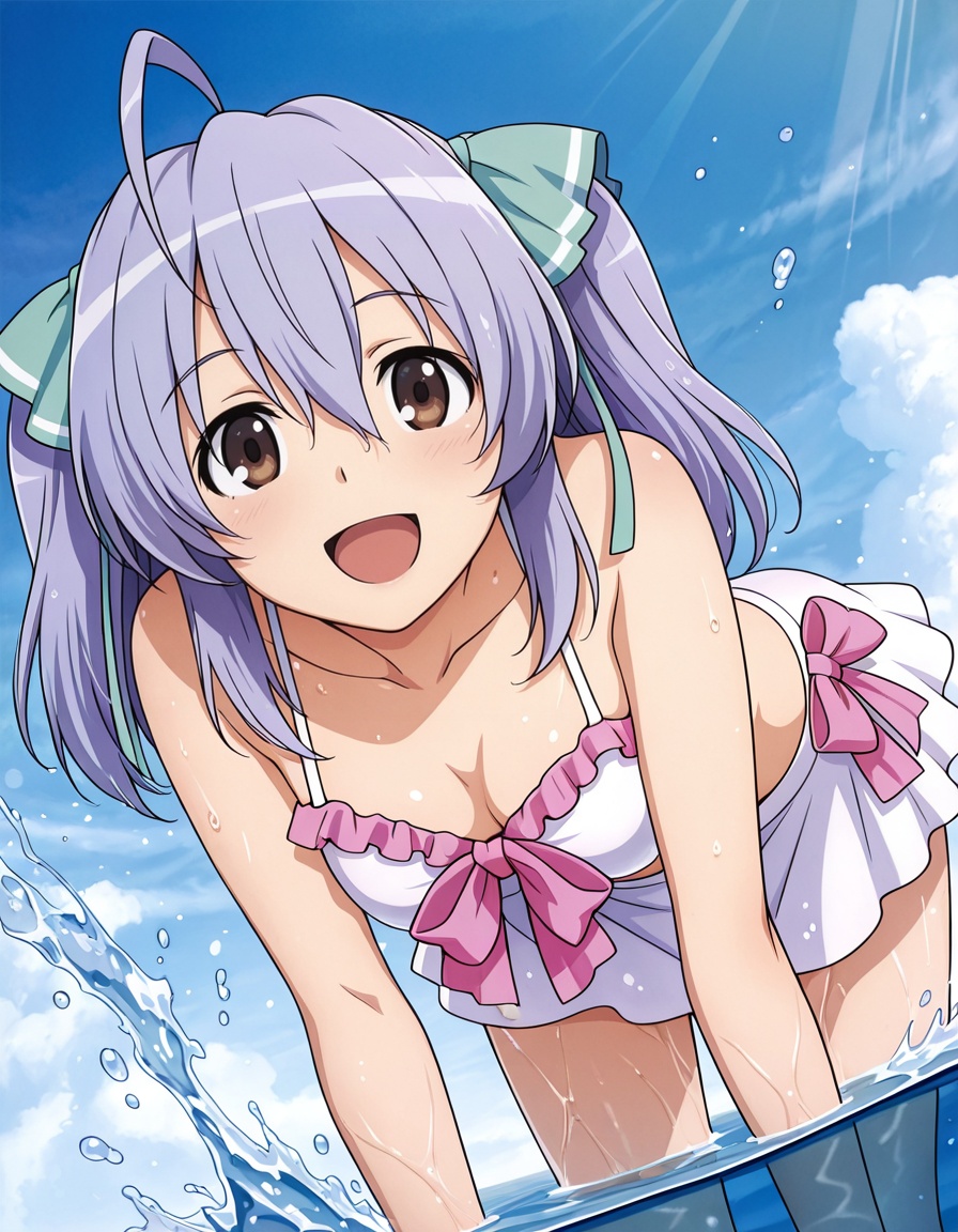 isana tachibana (yumekui merry),  long hair,  purple hair on Tensor.Art