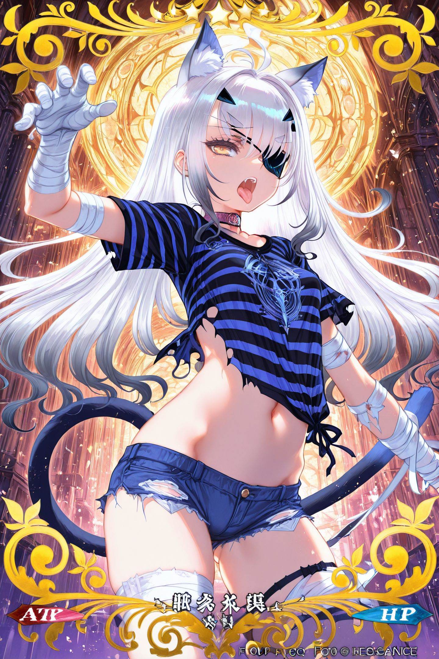 CHOCO Style,  1girl,  bandages on Tensor.Art