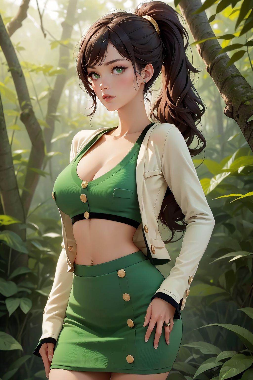 Female,  (Big breasts),  (Qi bangs on Tensor.Art