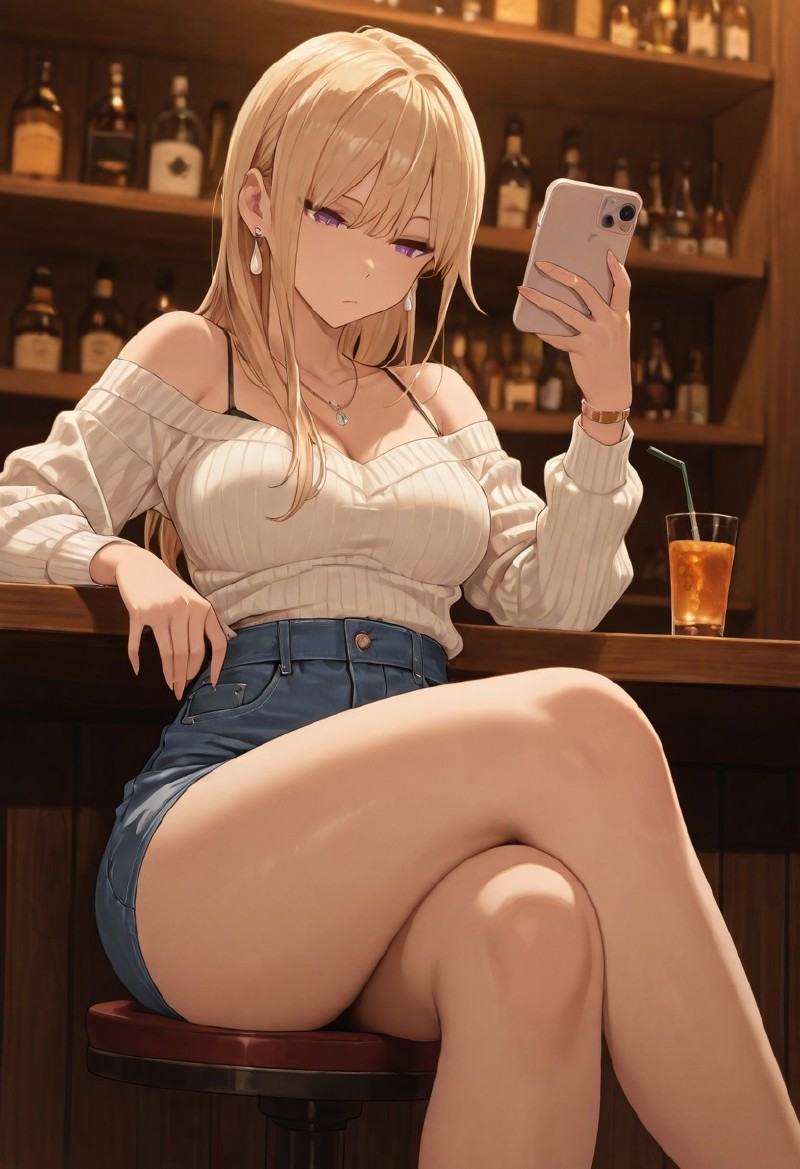 1 girl,  Haruka,  blonde hair on Tensor.Art
