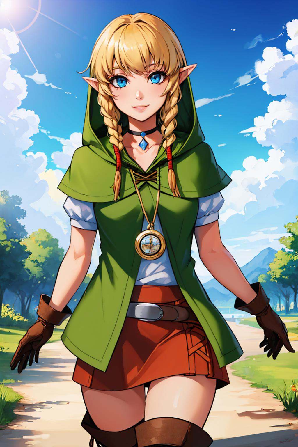 solo,  1girl,  linkle on Tensor.Art