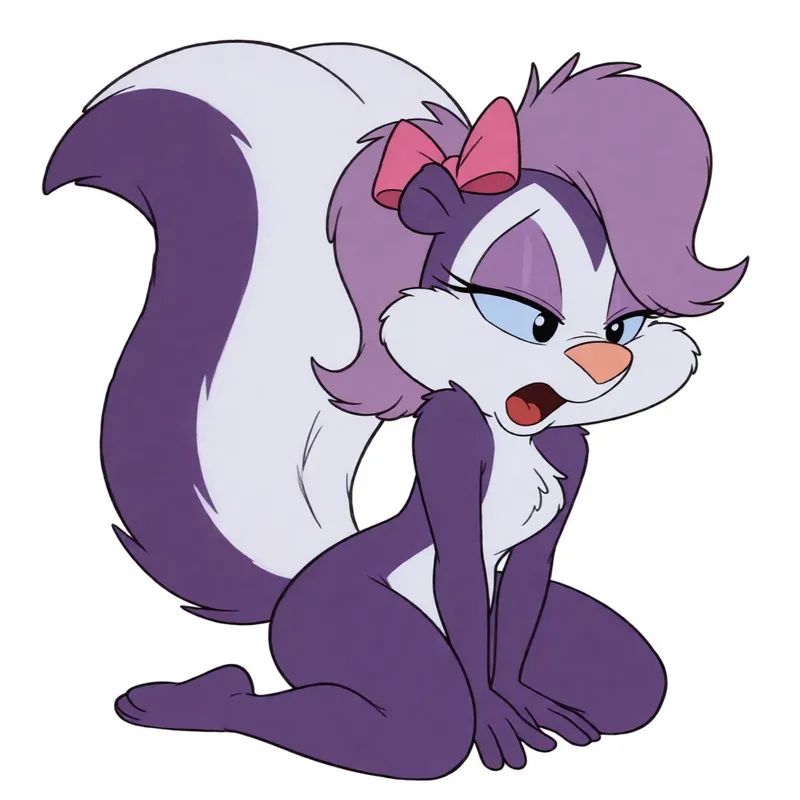 fifi_la_fume,  1girl,  purple fur on Tensor.Art