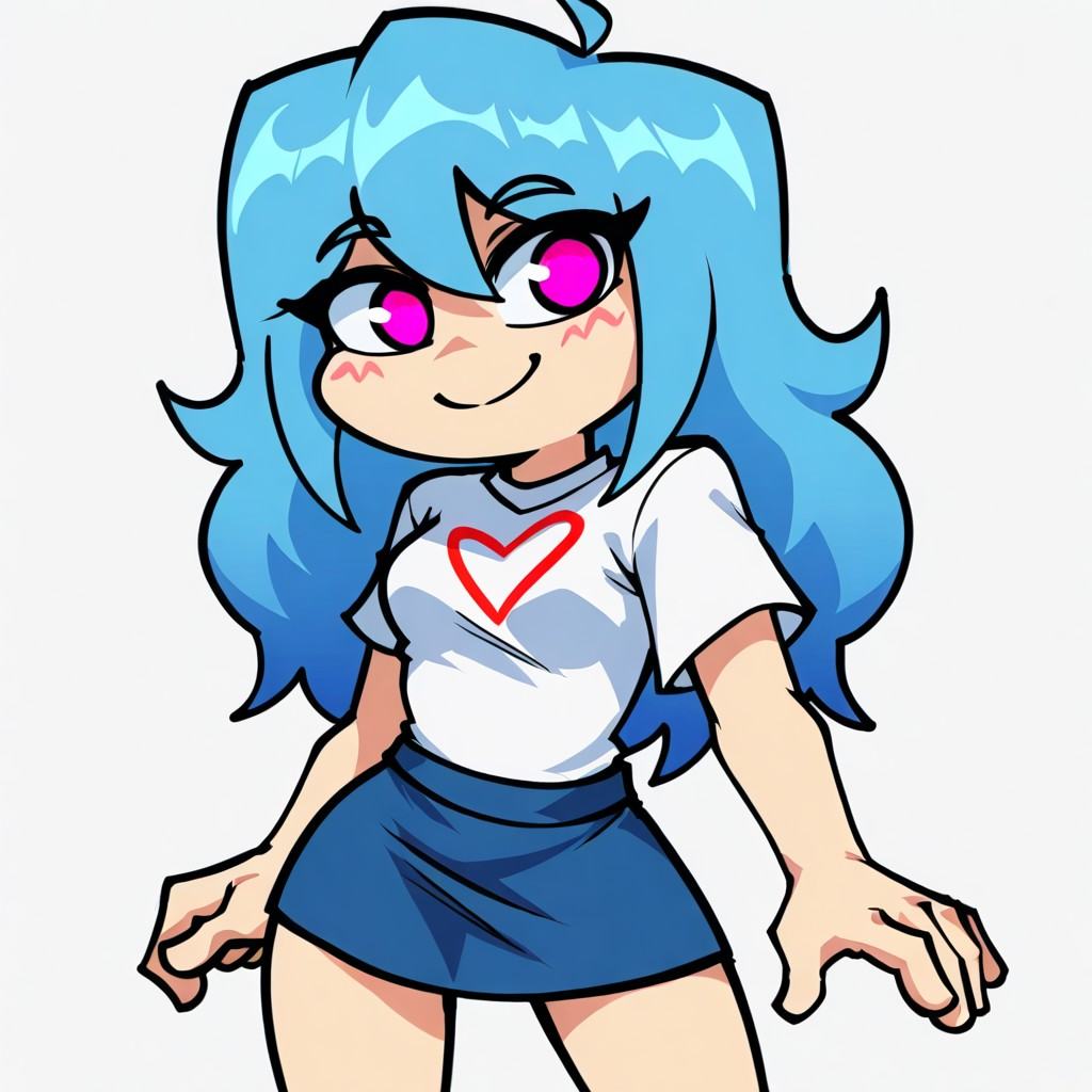 RebornSkyV2,  1girl,  Pink eyes on Tensor.Art