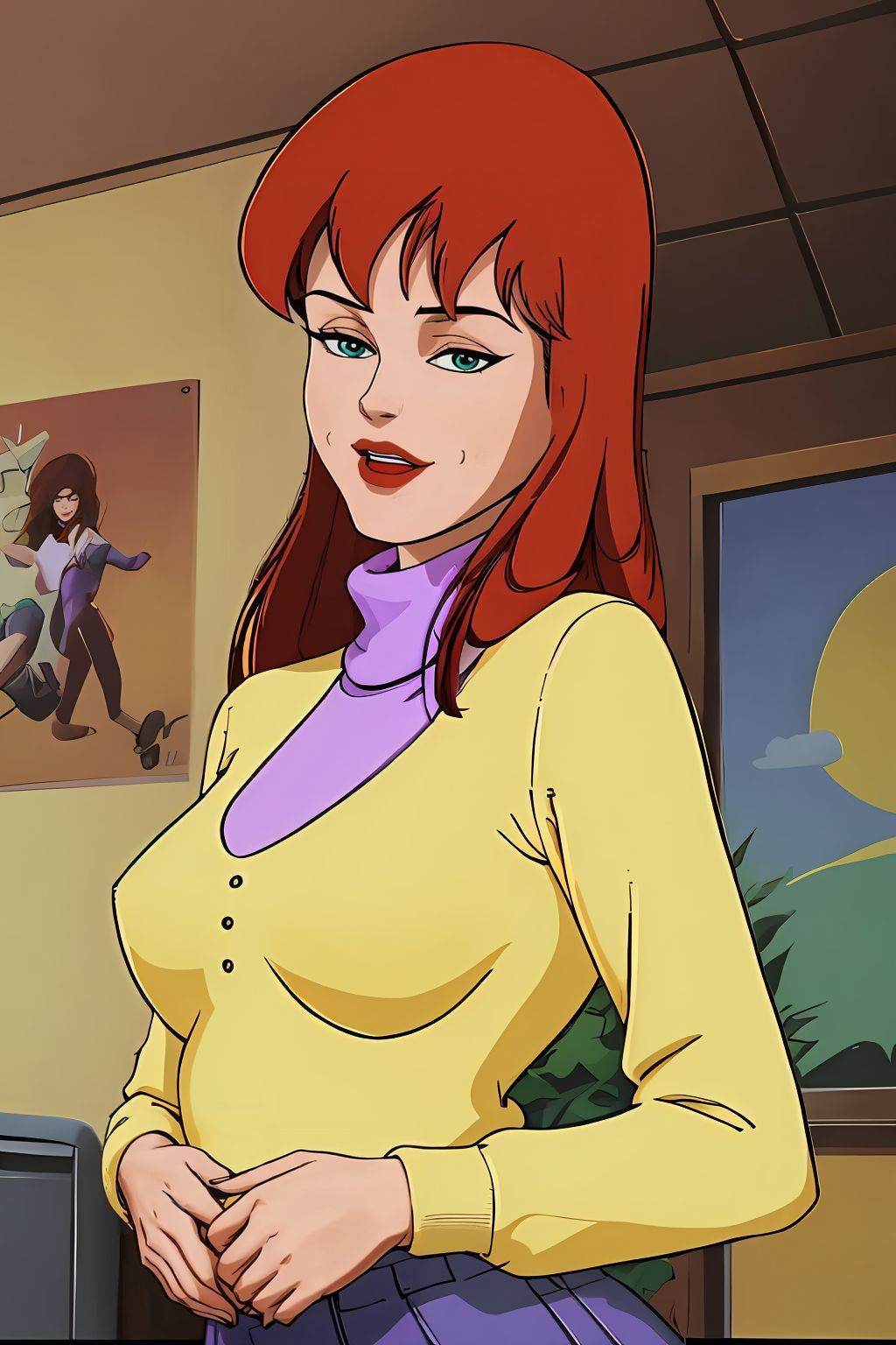 absurdres,  mary jane watson,  upper body on Tensor.Art