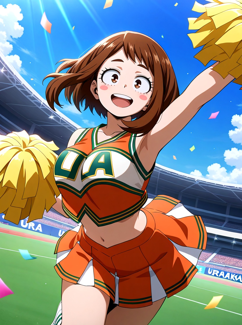 1girl,  solo,  uraraka ochaco on Tensor.Art