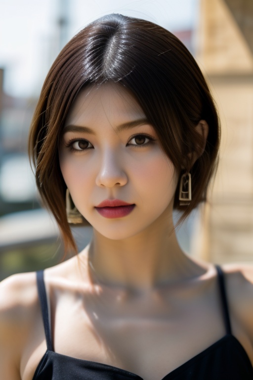 HWGIRL,<lora:Hwgirl_V02:0.8>,Dissolving solutes,tankini,Starlet,Average Height,Fit,Triangular Face,Fair Skin,Red Hair,jade Eyes,[[Curved Nose]],Full Lips,Round Chin,Shoulder-Length Hair,Wavy Hair,Stacked Bob,large breasts,Dangle earrings,grape matte lipstick,Drips and dribbles clinging to the edges,Misty harbor view,