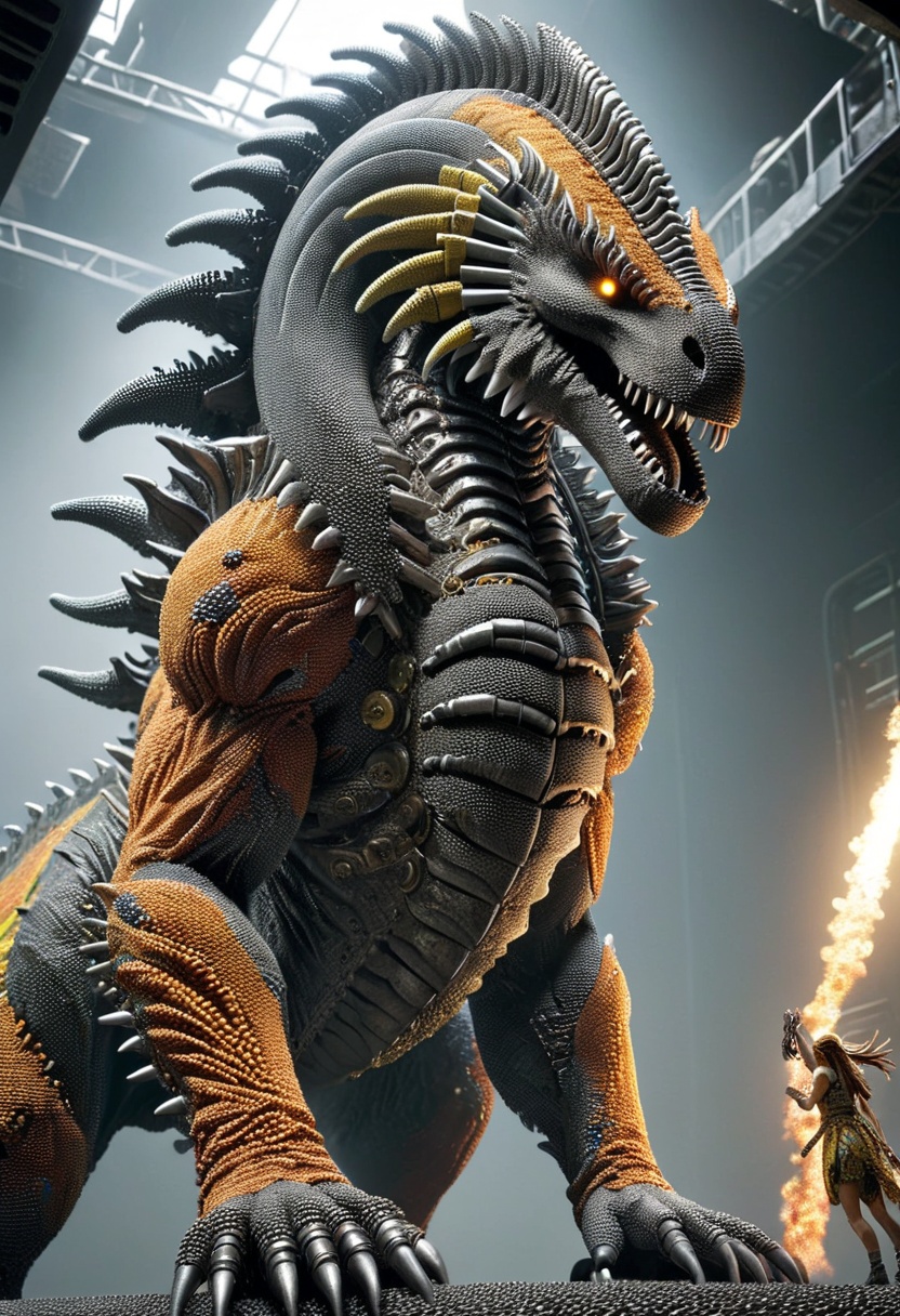 DonM1r0nF1l1ng5 female great jagras,  ai programmer,  staff on Tensor.Art