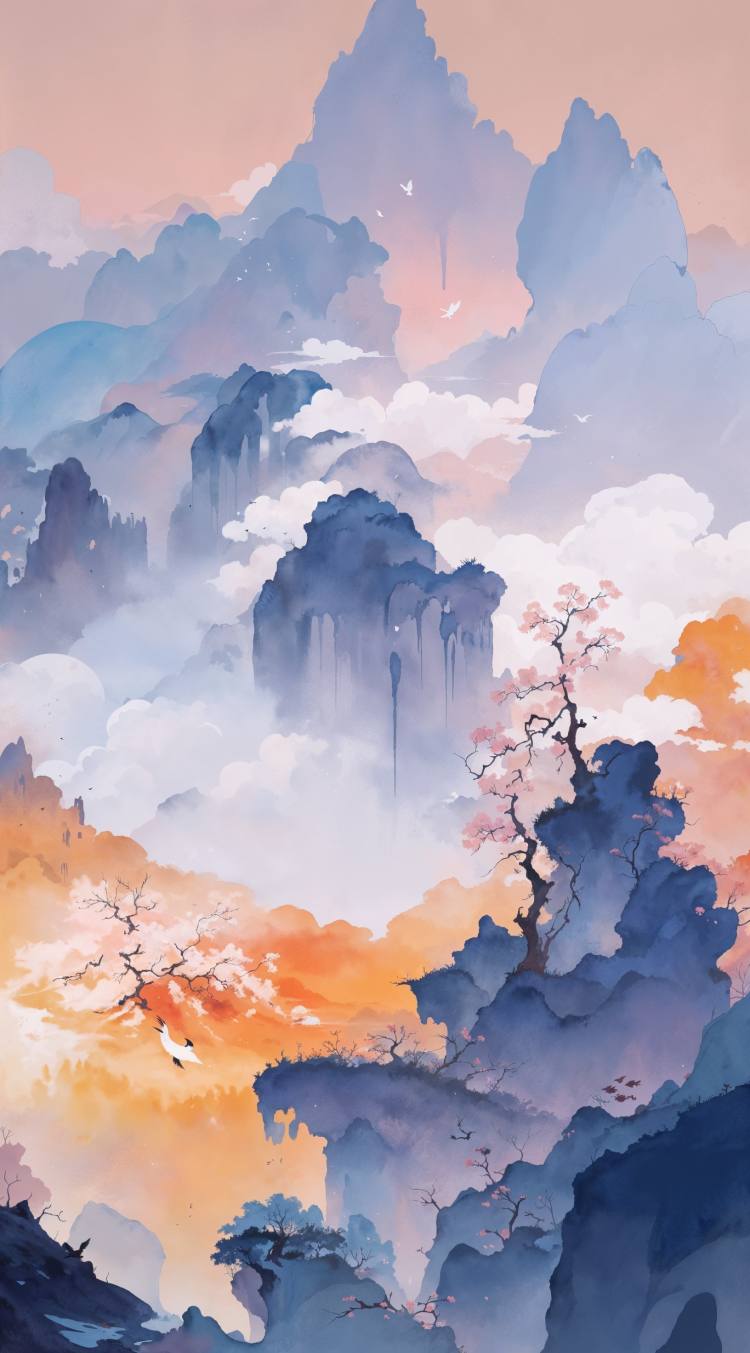 RB-翠微轩辕：中国山水的诗意迷境 by RacerBlueAI on Tensor.Art