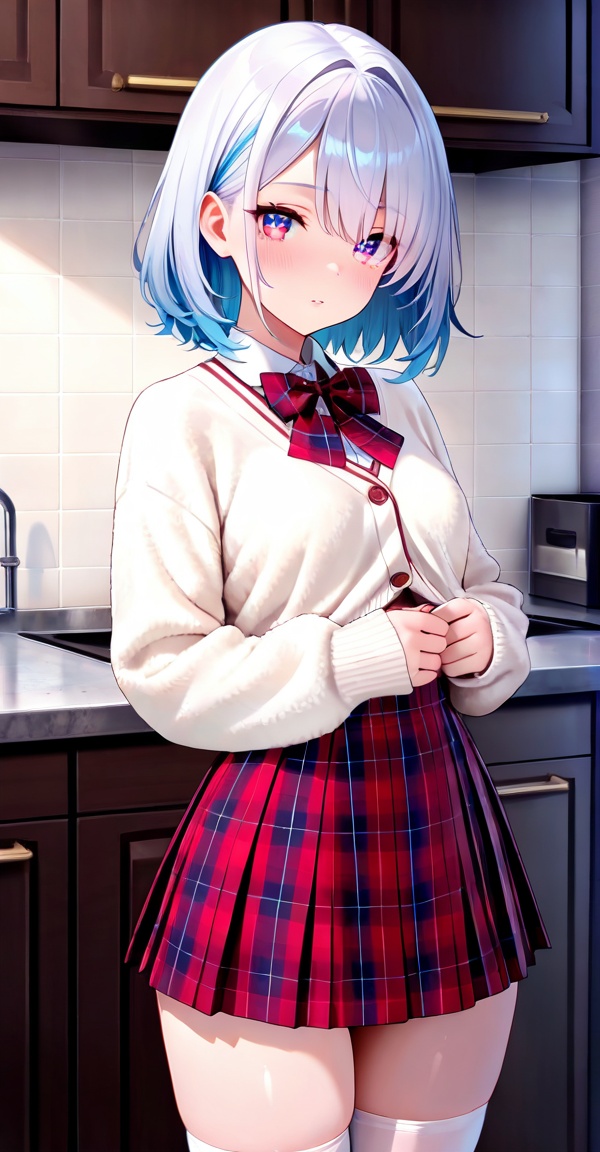 1girl,  standing,  kitchen on Tensor.Art