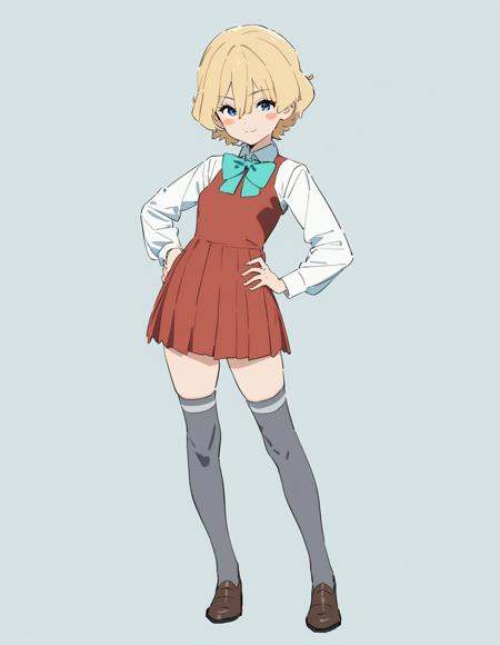 1girl,  kamo kamen,  thighhighs on Tensor.Art