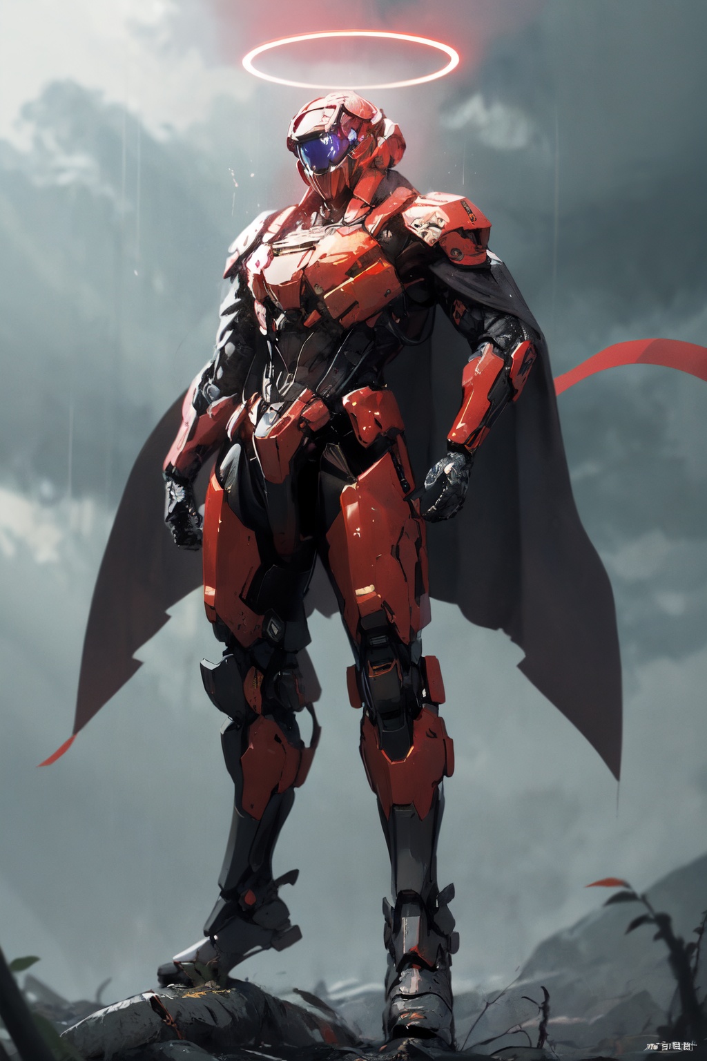 (masterpiece:1.2),best quality,PIXIV,Apocalypse Aso,halo,dark background,<lora:Apocalypse Aso_20240119162949:1>,
