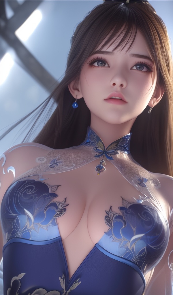 <lora:606-DA-百炼成神-小玉:0.8>(,1girl, ,best quality, ),looking at viewer,  ,,ultra detailed background,ultra detailed background,ultra realistic 8k cg,, ,masterpiece, (( , )),ultra realistic 8k cgSurrounded by strange, movie perspective, advertising style, Colorful background, splash of color A beautiful woman with delicate facial features,tattoo all over body, flower arms, from below,