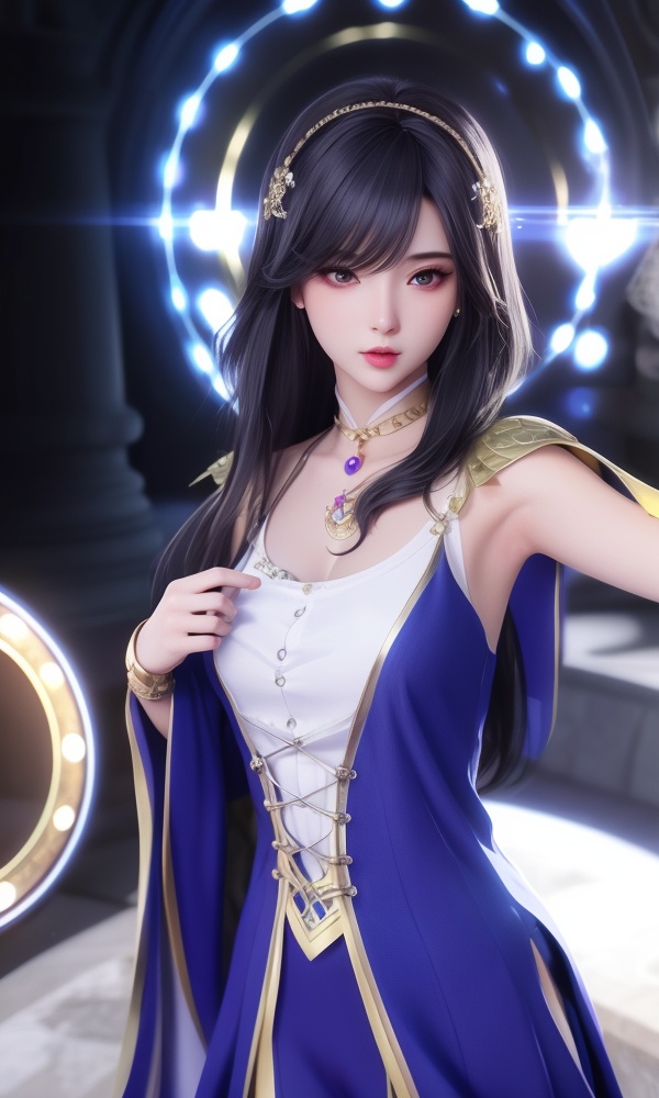 (,1girl, ,best quality, )<lora:362-DA-神印王座-女使大人:0.7>,,,ultra detailed background,ultra detailed background,ultra realistic 8k cg, ,masterpiece, (( , )),tamari \(flawless\),  (magic, magic circle, ),  (()), (),