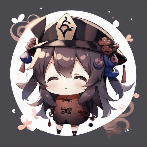 <lora:circle background:1>,circle background,<lora:hutao1.5v1:1>, hu tao,chibi,