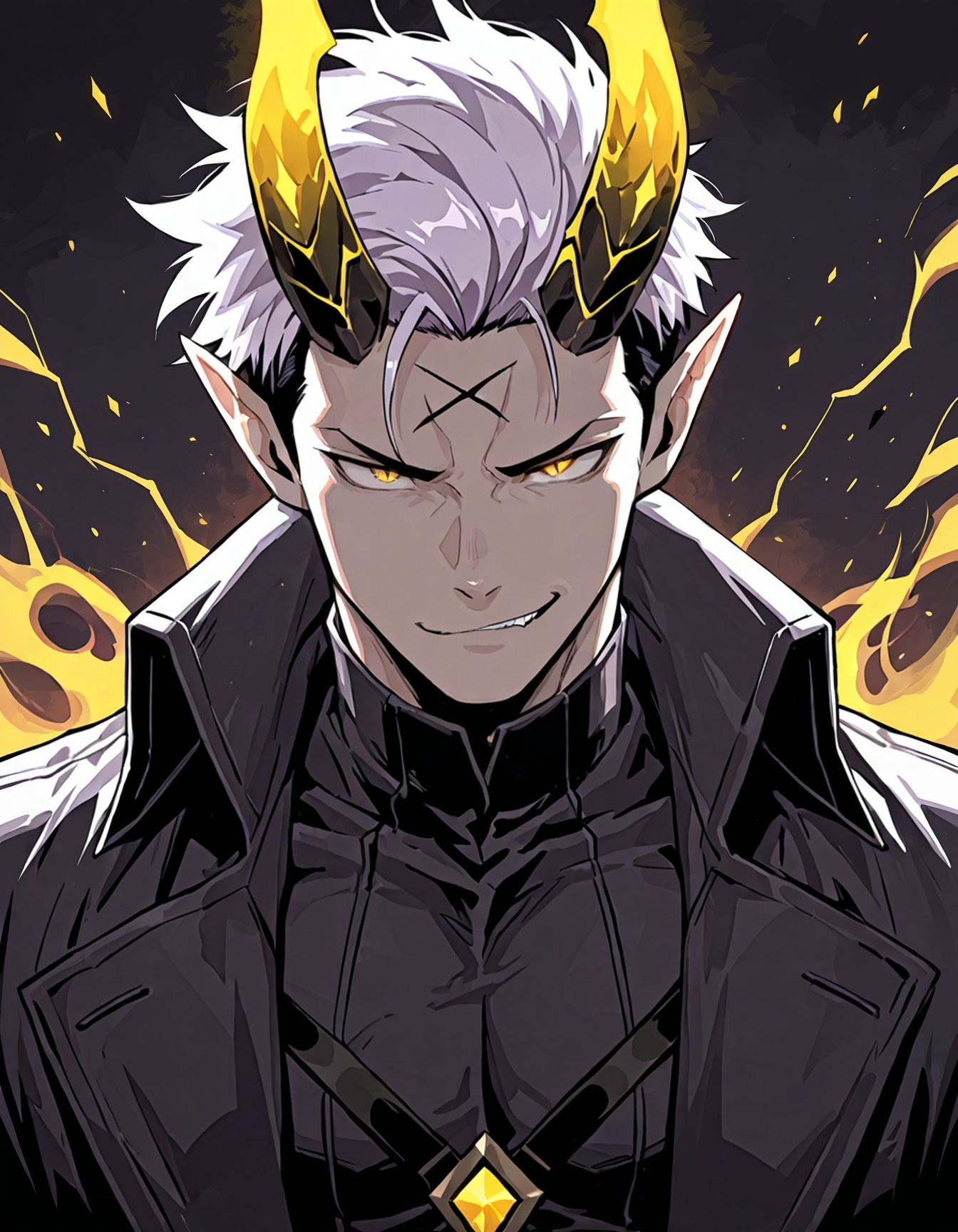 Azraen,  1boy,  upper body on Tensor.Art