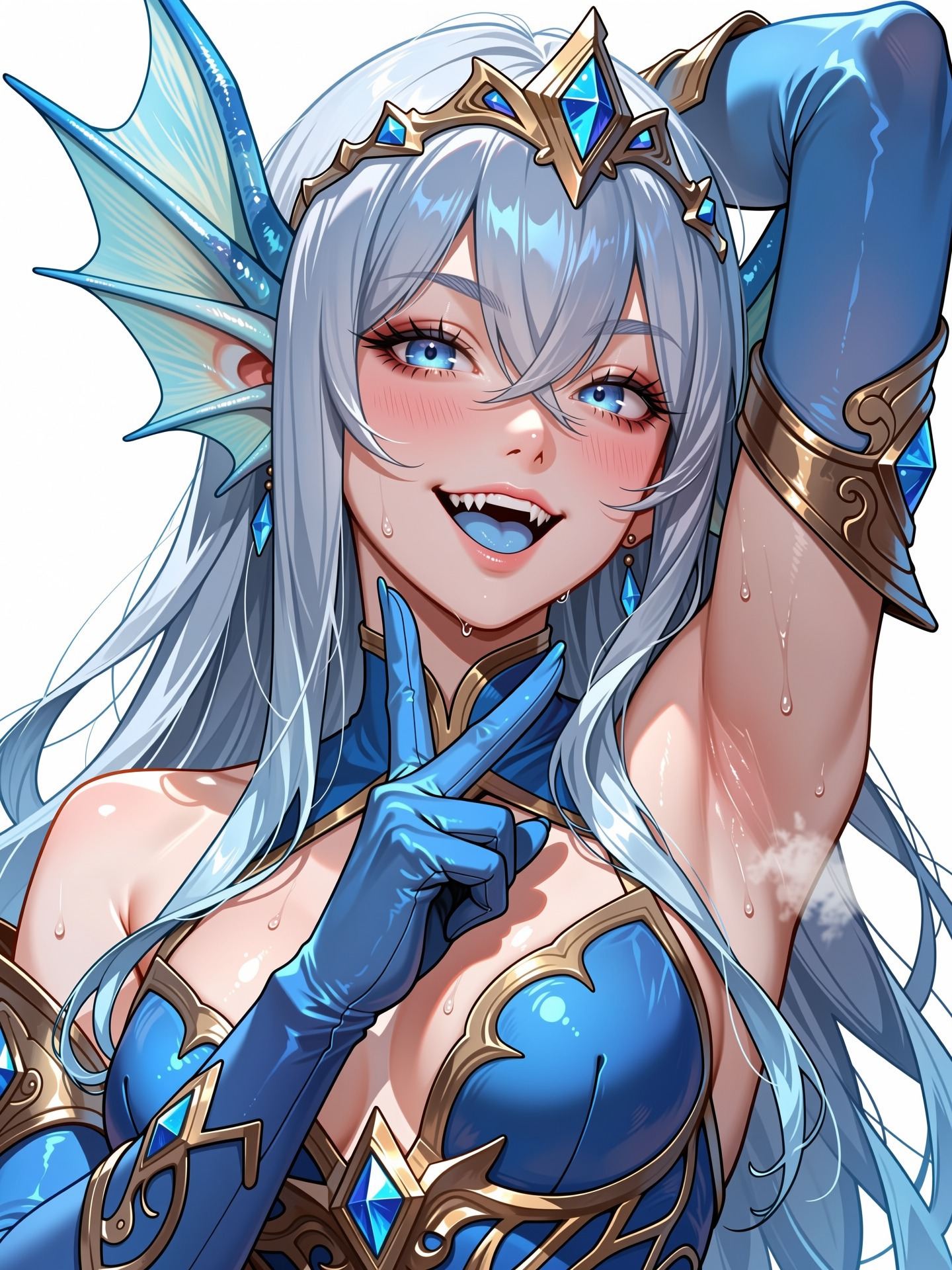 1girl,  armpits,  duel monster by 爱丽丝王 on Tensor.Art