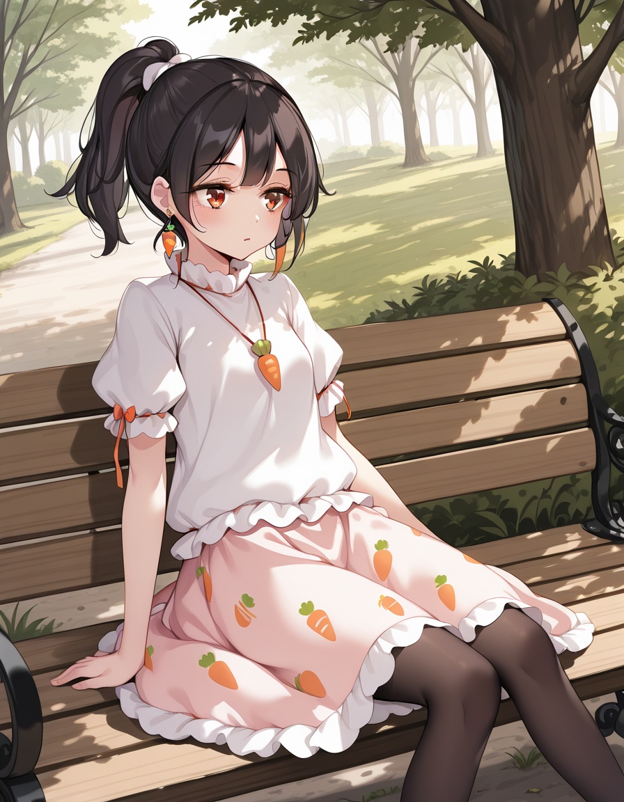 ktstyle1girl,  ponytail,  black hair on Tensor.Art