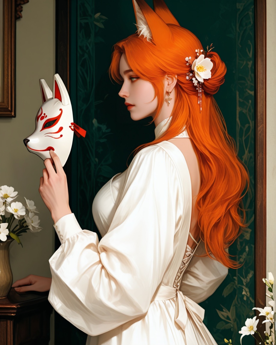 female focus,  solo,  mature on Tensor.Art