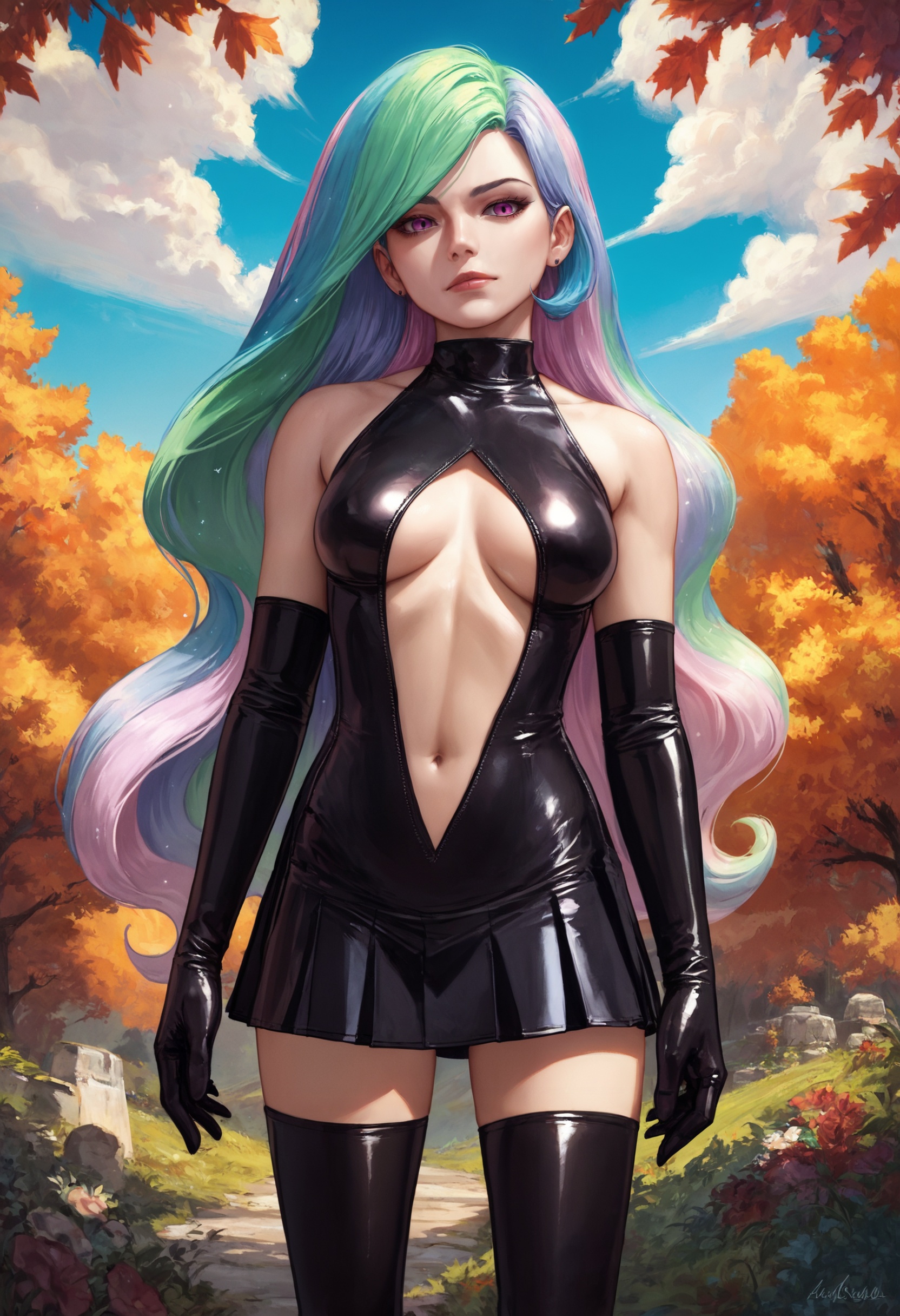 zPDXL,  source_anime,  1girl on Tensor.Art