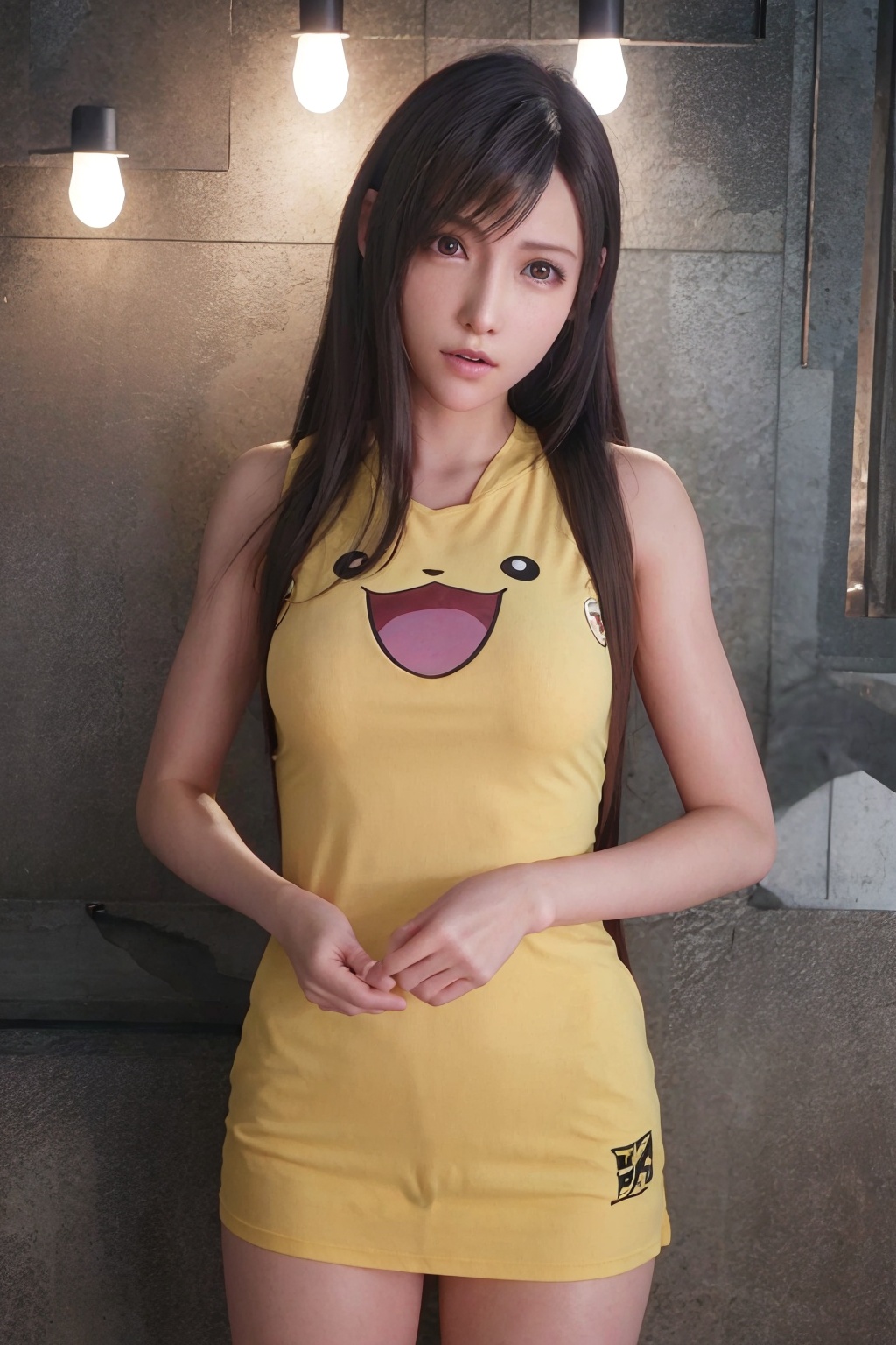 1girl,  pikachu clothes,  babydoll on Tensor.Art
