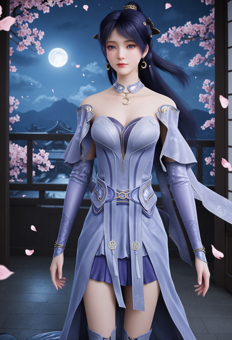 姬紫月服装1 2.0-国漫-Illustrious光辉 by 云落 on Tensor.Art