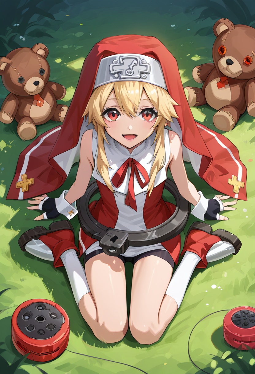 bridget \(guilty gear\),  wariza,  straight-on on Tensor.Art