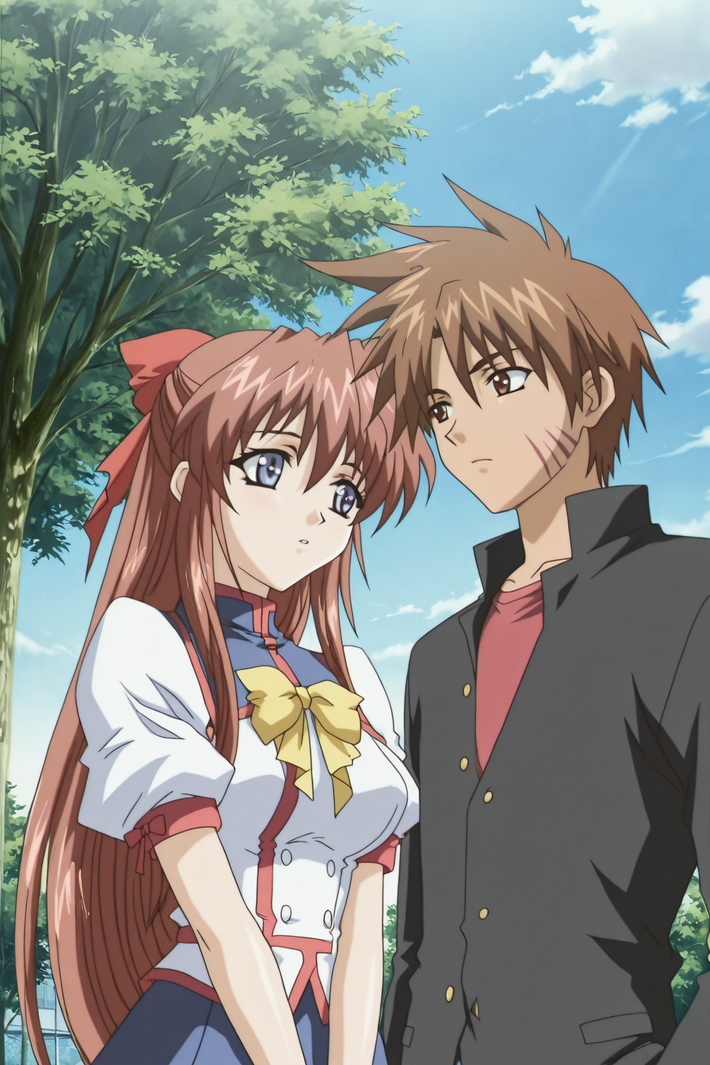 Anime Style,  Kanzaki Aoi \(True Blue\),  Kurusu Akito \(True Blue\) on Tensor.Art