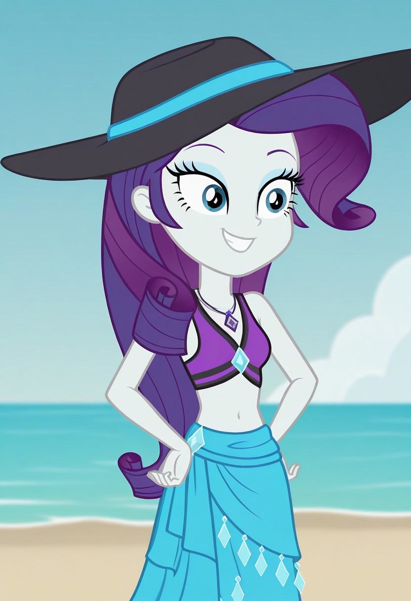 rarity_swimsuit,  Equestria Girls,  Rarity on Tensor.Art