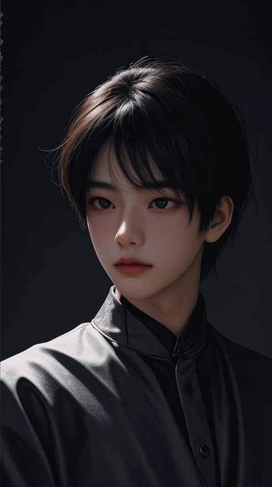 1boy,Elegant,Portrait Photogram,detailed gorgeous face,